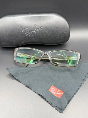 Ray-Ban Eyeglasses Black And Green RB5169 2383 54-16 140 Frames Only